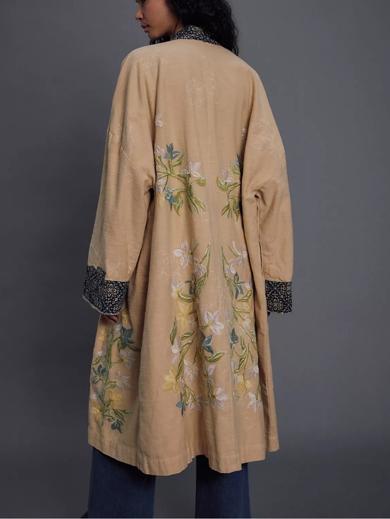 Free People Tops - NWT Free People Henlow Embroidered Duster Size XS/S